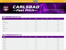 Tablet Screenshot of carlsbadsoftball.org